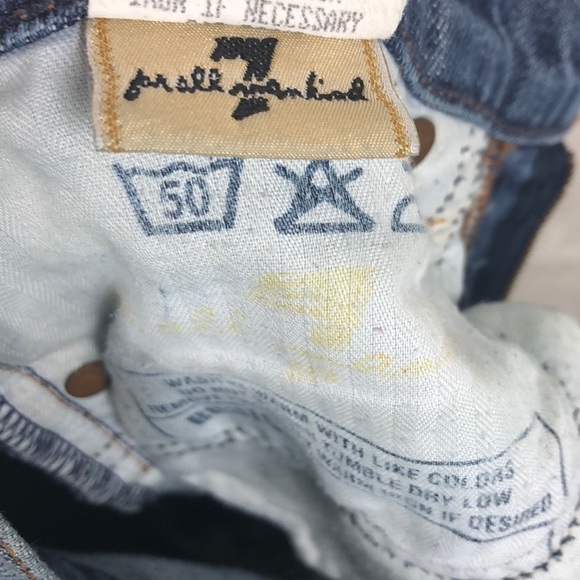 Guc - 7 For All Mankind Light Wash Bootcut Soft Low rise Jeans - Picture 8 of 8
